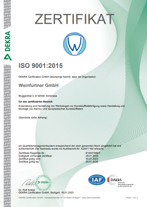 ISO 9001 Certificate